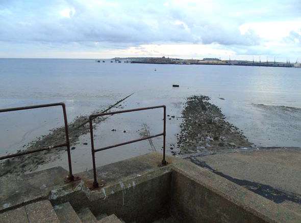 Looking towards Sheerness Docks